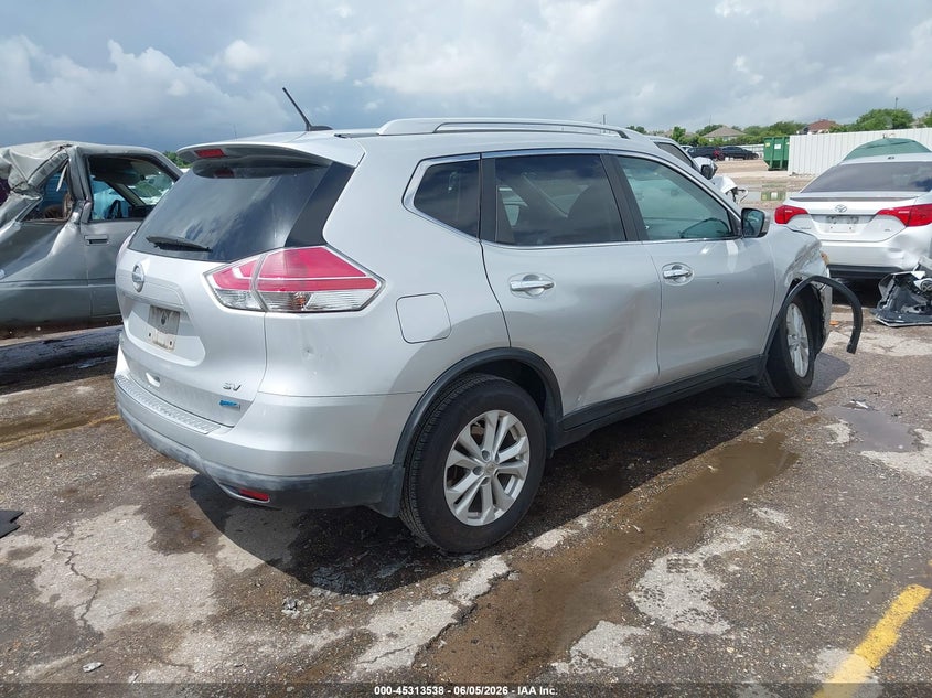 Vin: 5n1at2mt9ec832949, lot: 45811464, nissan rogue sv 20144