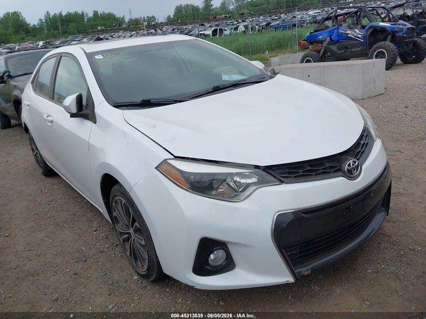 Vin: 2t1burhe2fc260853, lot: 45811465, toyota corolla s premium 2015 img_1
