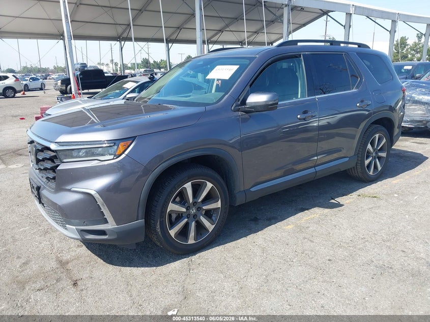 Vin: 5fnyg1h7xrb046472, lot: 45811466, honda pilot touring 20242