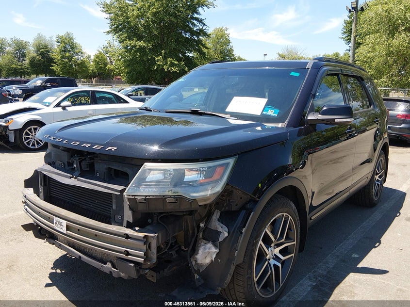 Vin: 1fm5k8gt0ggb82987, lot: 45811477, ford explorer sport 20162