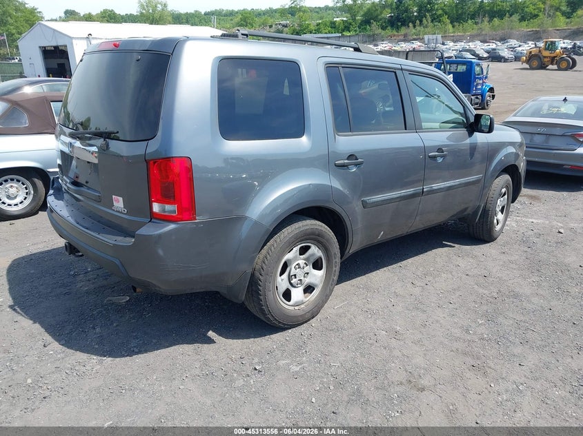 Vin: 5fnyf4h20bb081682, lot: 45811482, honda pilot lx 20114