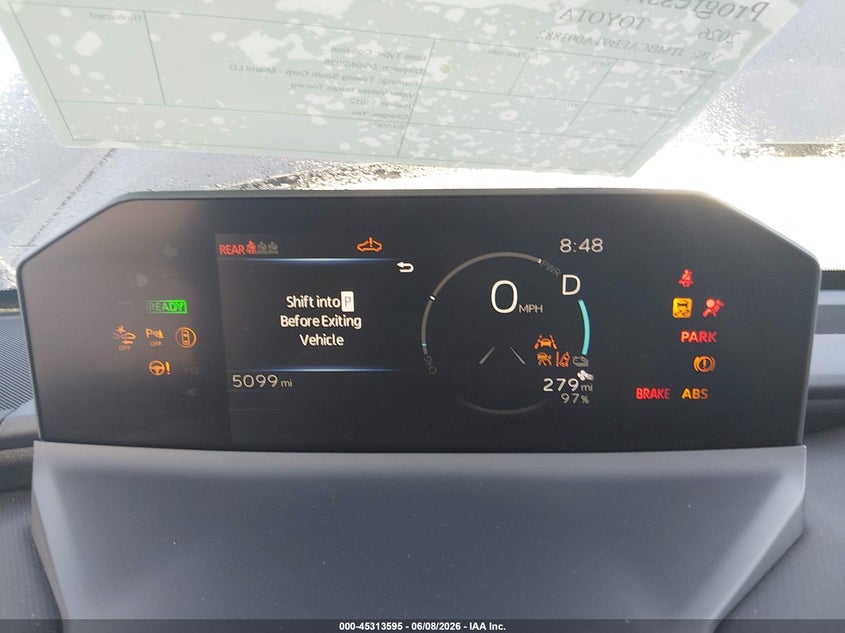 2026 TOYOTA BZ ELECTRIC(VIN: JTMBCAEB9TA003882