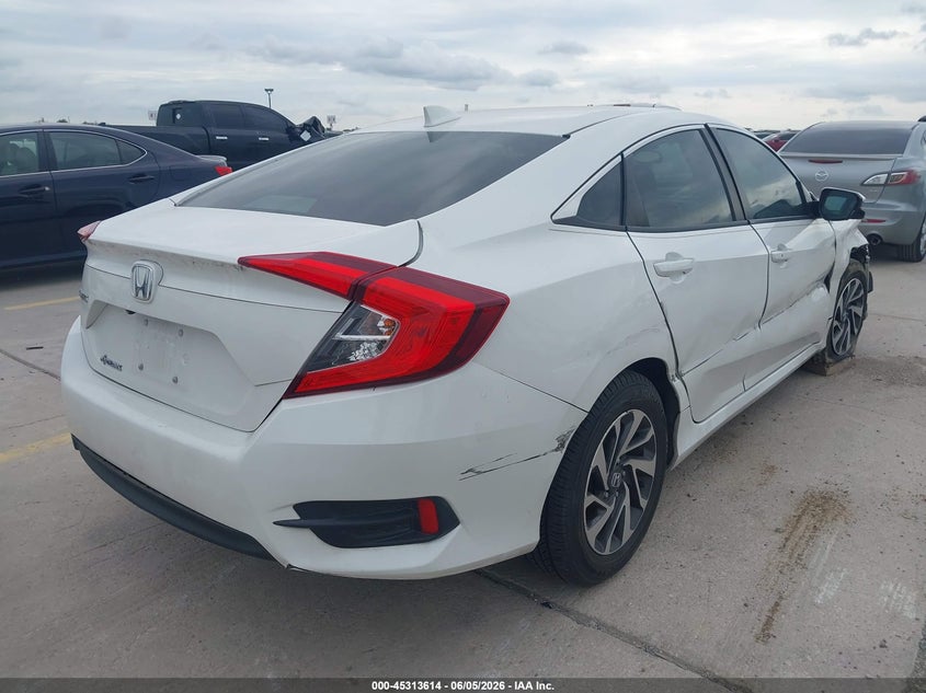 Vin: 19xfc2f77he077386, lot: 45811539, honda civic ex 20174
