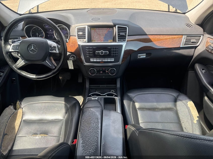 2012 Mercedes-benz Ml-class 3.5 Ml 350 4matic Grey Lot 111045313630 Vin 4JGDA5HBXCA015200