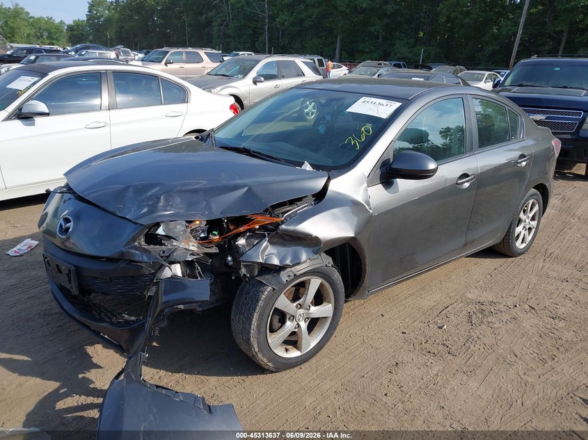 Vin: jm1bl1vg5b1411435, lot: 45811563, mazda mazda3 i touring 20112
