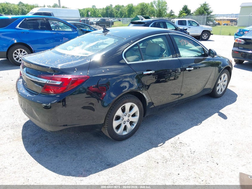 Vin: 2g4gm5er1e9200983, lot: 45811598, buick regal turbo/e-assist premium i 20144