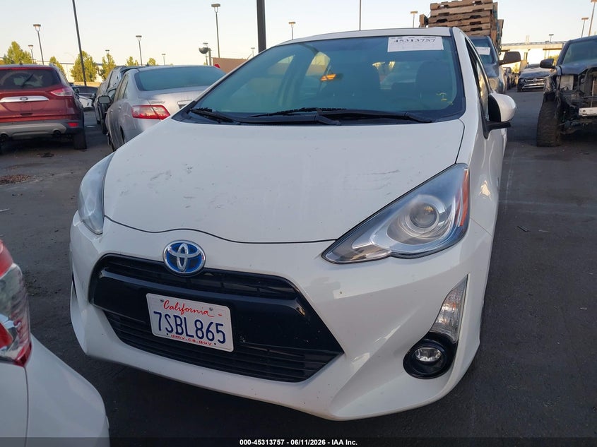 2015 Toyota Prius C Four VIN: JTDKDTB30F1092302 Lot: 45313757