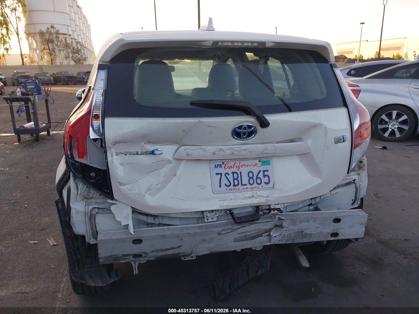 2015 Toyota Prius C Four VIN: JTDKDTB30F1092302 Lot: 45313757