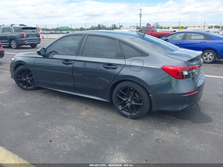 Vin: 2hgfe2f57nh601243, lot: 45811694, honda civic sport 20223