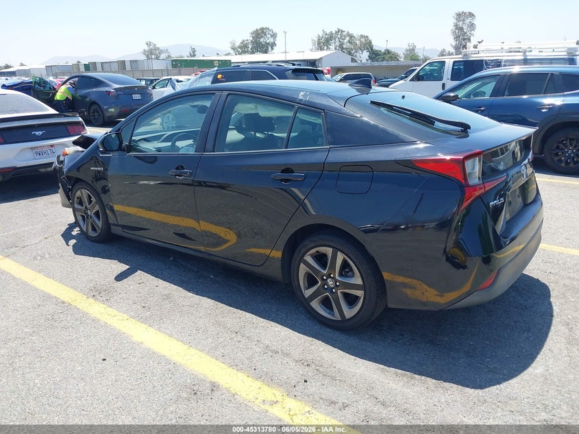 Vin: jtdkarfu1k3086991, lot: 45811706, toyota prius xle 20193