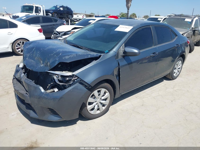 Vin: 5yfburhe2fp365103, lot: 45811768, toyota corolla le 20152