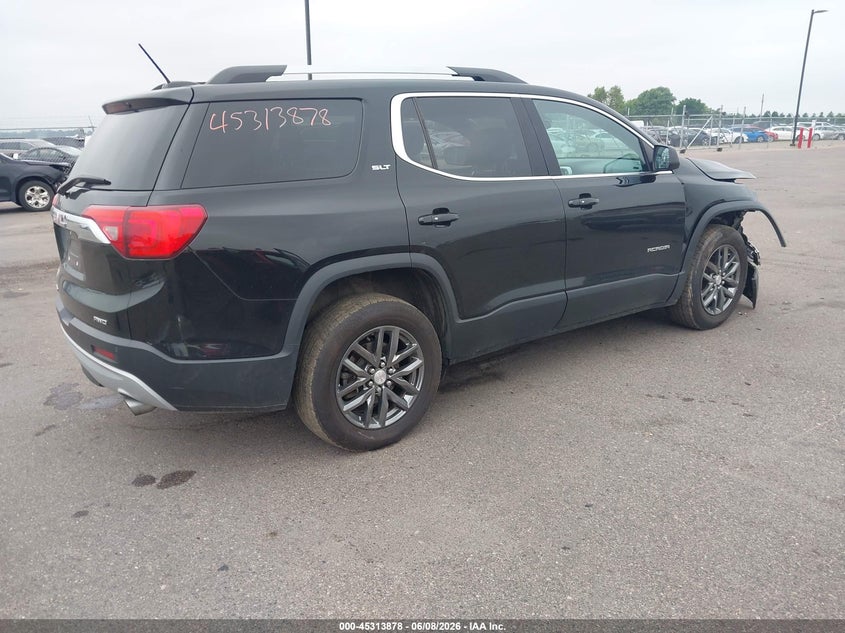 Vin: 1gkknuls8hz180287, lot: 45811804, gmc acadia slt-1 20174
