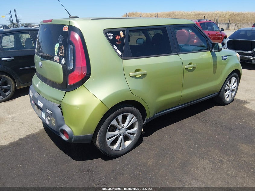 Vin: kndjp3a59e7723887, lot: 45811819, kia soul + 20144