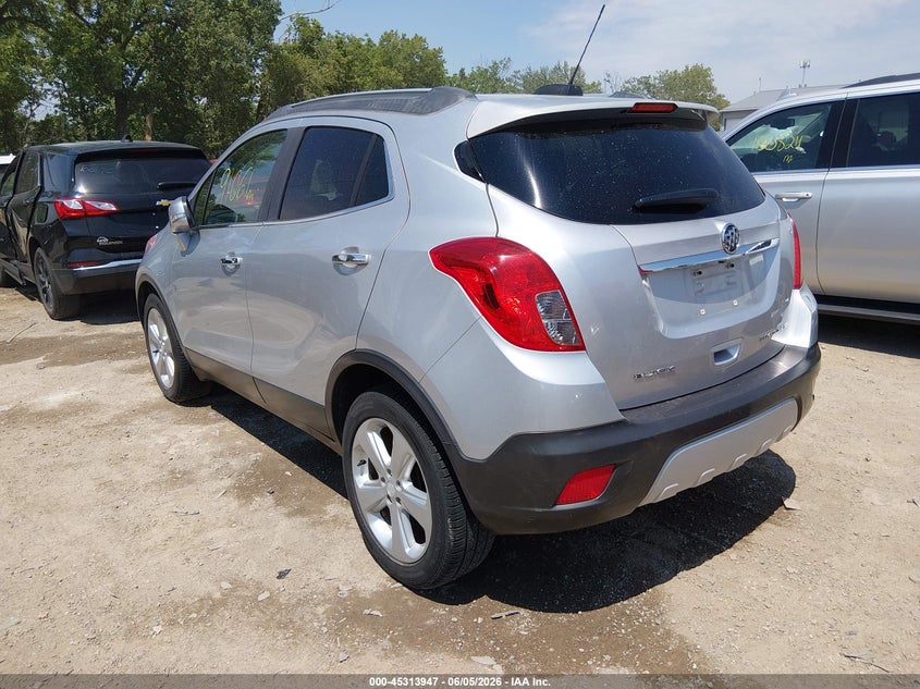 Vin: kl4cjbsb3fb270058, lot: 45811873, buick encore convenience 20153