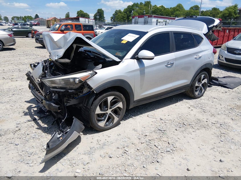 Vin: km8j3ca21gu169570, lot: 45811902, hyundai tucson limited 20162