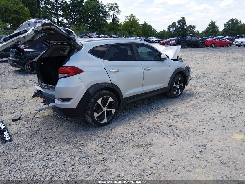 Vin: km8j3ca21gu169570, lot: 45811902, hyundai tucson limited 20164