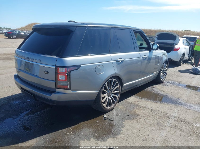 Vin: salgs2df8da117529, lot: 45811915, land rover range rover hse 20134