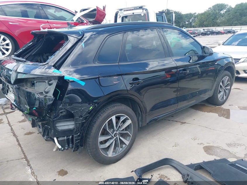 Vin: wa1gaafyxr2106286, lot: 45811936, audi q5 premium 45 tfsi s line quattro 20244