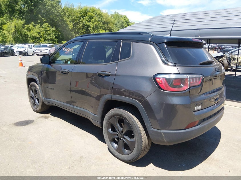 Vin: 3c4njdbb6lt205127, lot: 45811985, jeep compass altitude 4x4 20203