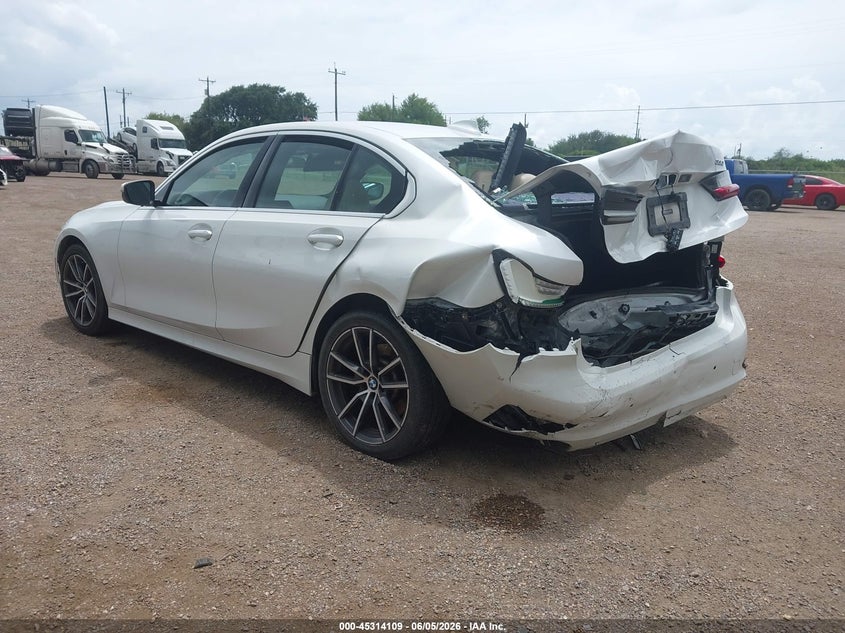 BMW 330I 2022 VIN 3MW5R1J08N8C58731