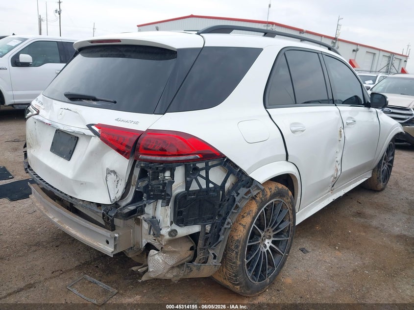Vin: 4jgfb5kb2la049999, lot: 45812121, mercedes-benz gle 450 4matic 20204