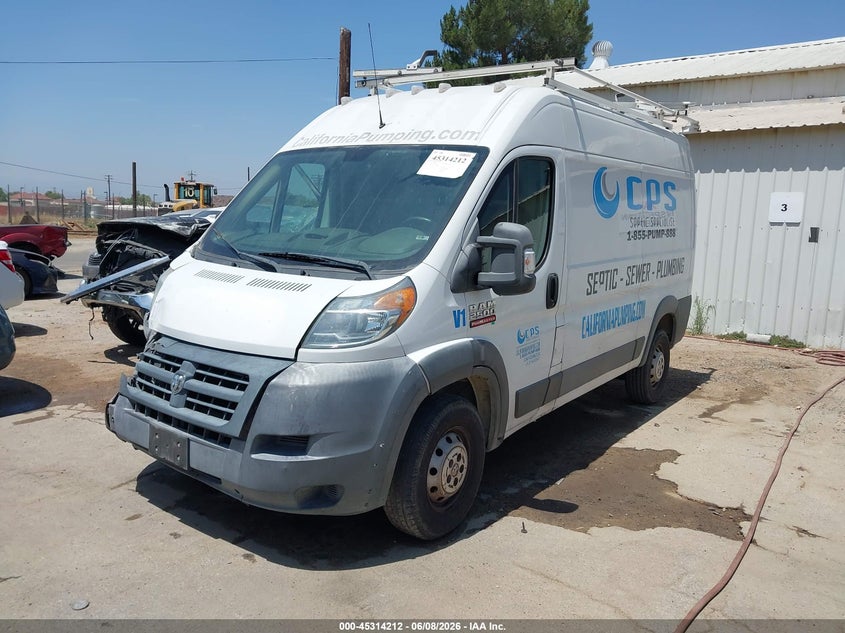 Vin: 3c6trvcgxee104686, lot: 45812139, ram promaster 2500 high roof 20142