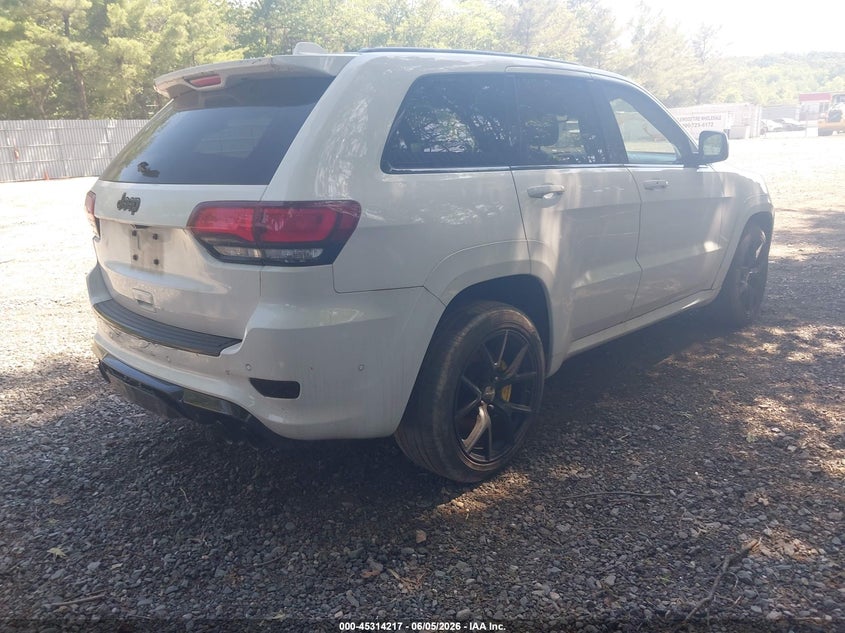 Vin: 1c4rjfn99jc293881, lot: 45812143, jeep grand cherokee trackhawk 20184