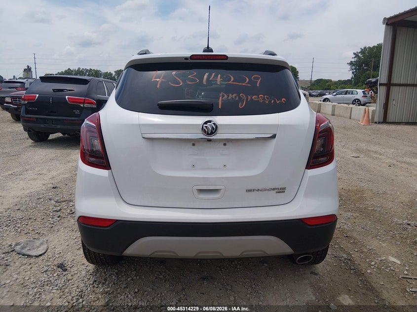2022 Buick Encore Awd Preferred VIN: KL4CJESM2NB552788 Lot: 45314229