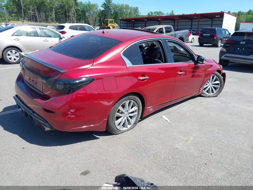 Vin: jn1bv7ar7fm405857, lot: 45812173, infiniti q50 premium 20154