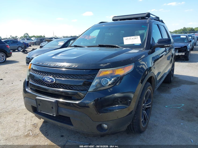 Vin: 1fm5k8gtxfgb55231, lot: 45812213, ford explorer sport 20152