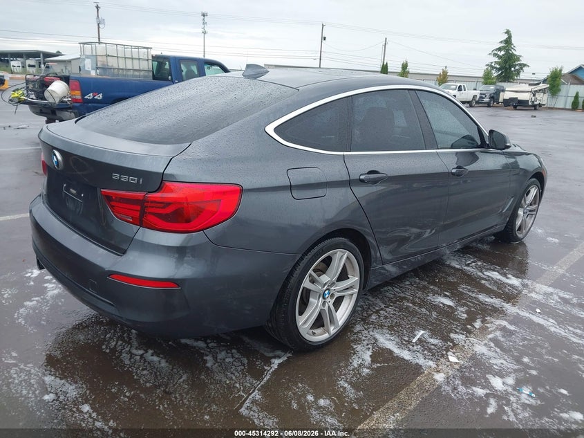 Vin: wba8z9c57jg828346, lot: 45812218, bmw 330i gran turismo xdrive 20184