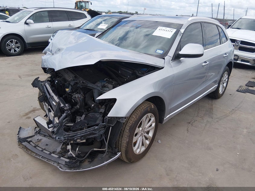 Vin: wa1lfafp9fa064637, lot: 45812250, audi q5 2.0t premium 20152