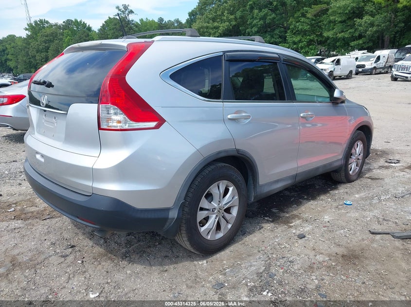 Vin: 2hkrm3h78eh565492, lot: 45812251, honda cr-v ex-l 20144