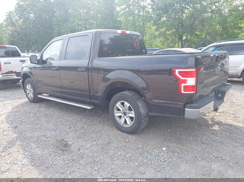 Vin: 1ftew1cb0jfc80542, lot: 45812272, ford f-150 xlt 20183