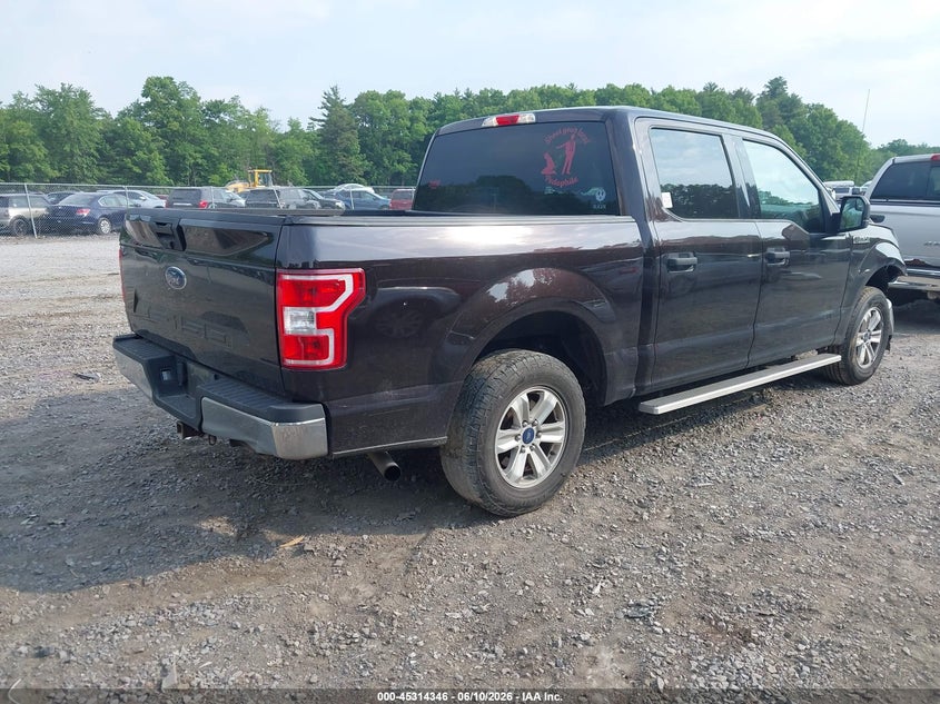 Vin: 1ftew1cb0jfc80542, lot: 45812272, ford f-150 xlt 20184