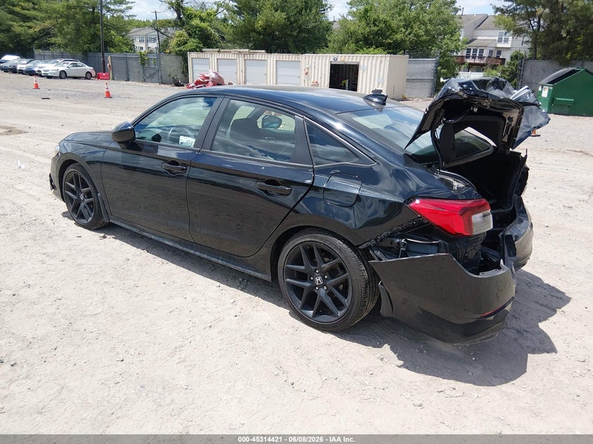 Vin: 2hgfe2f52ph544677, lot: 45812347, honda civic sport 20233