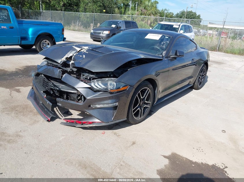 Vin: 1fa6p8th0k5168996, lot: 45812366, ford mustang ecoboost 20192