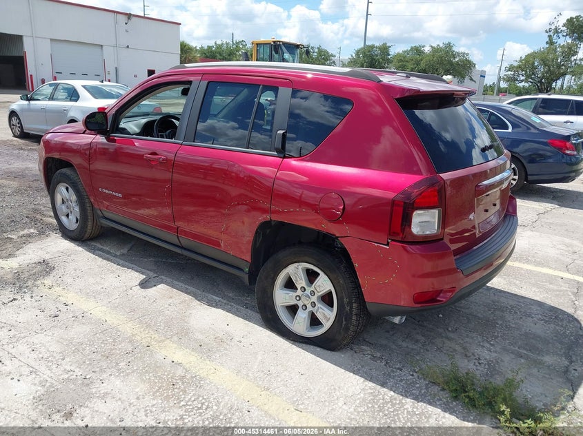Vin: 1c4njcea0hd206851, lot: 45812387, jeep compass latitude fwd 20173