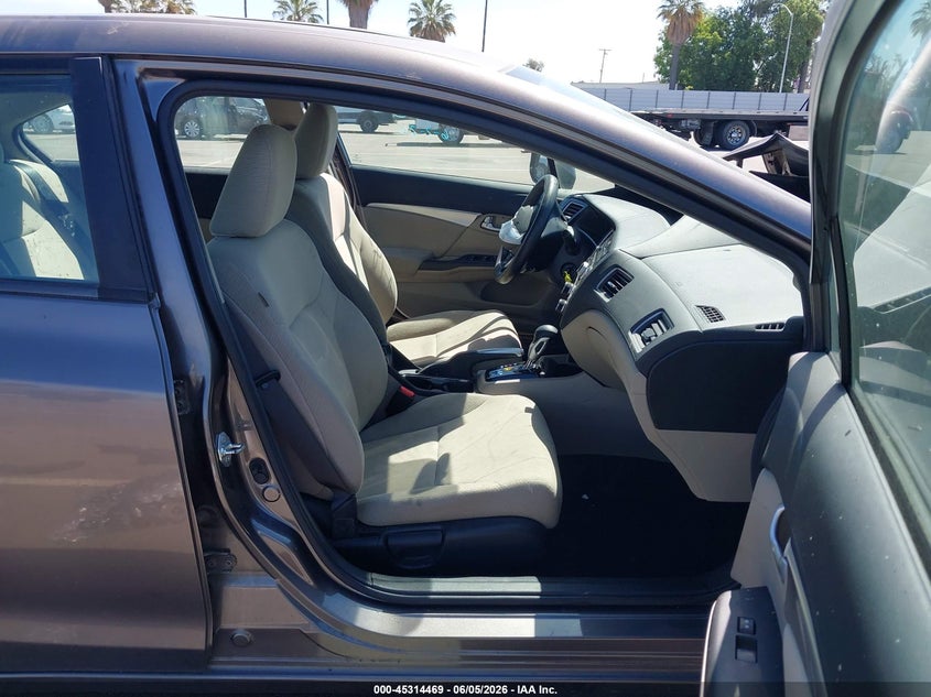 2013 Honda Civic 1.8 Ex grey Lot 111045314469 Vin 19XFB2F88DE220626