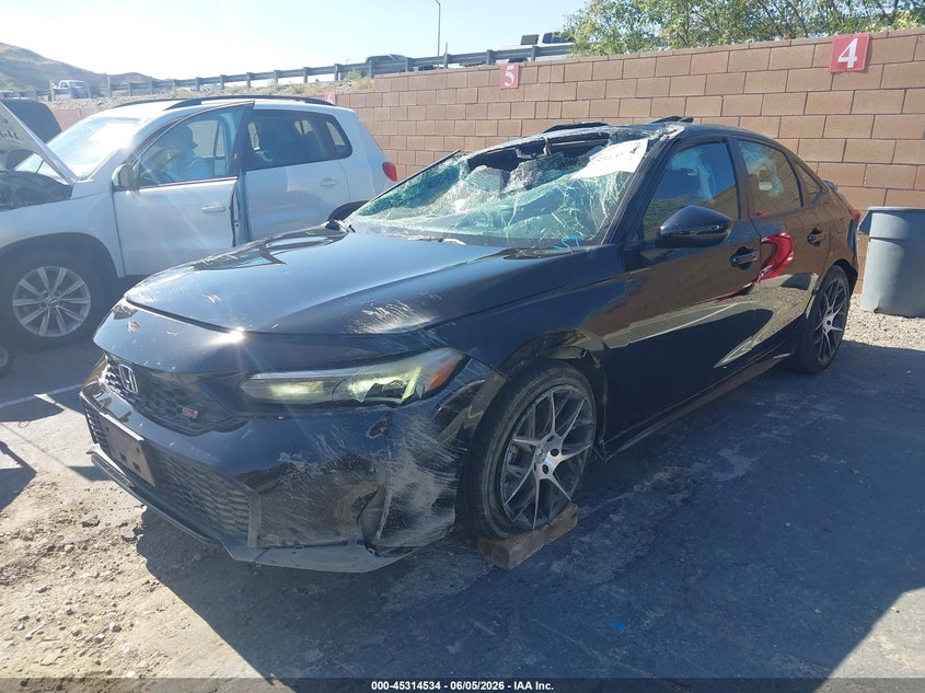 Vin: 2hgfe1e56sh476565, lot: 45812460, honda civic si base w/high performance summer tires/ 20252