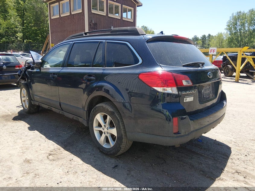 Vin: 4s4brbkc5d3318813, lot: 45812531, subaru outback 2.5i limited 20133