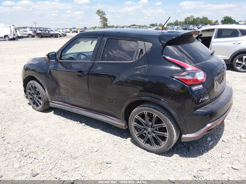 2017 Nissan Juke 1.6 black Lot 111045314667 Vin JN8AF5MV9HT752963