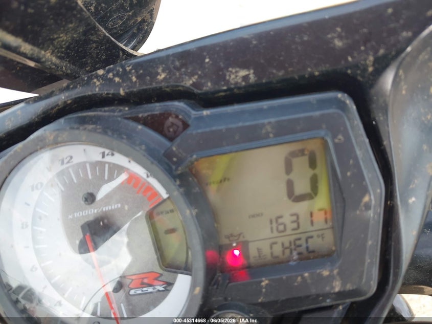 2009 Suzuki Gsx-R750 VIN: JS1GR7LA492102558 Lot: 45314668