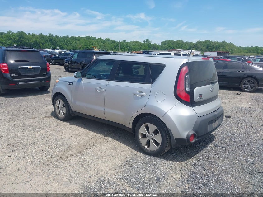 Vin: kndjn2a26f7789949, lot: 45812624, kia soul 20153