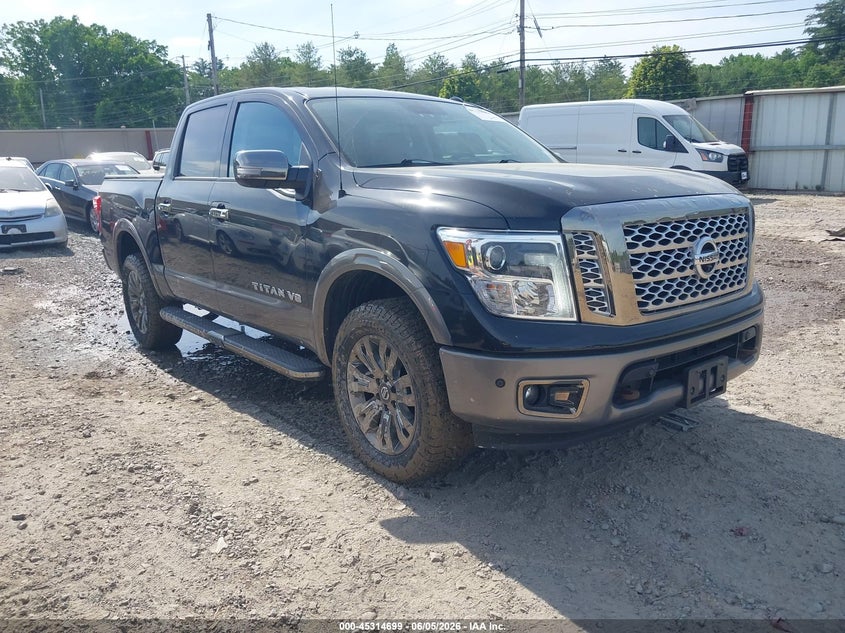 Vin: 1n6aa1e55jn507229, lot: 45812625, nissan titan platinum reserve 2018 img_1