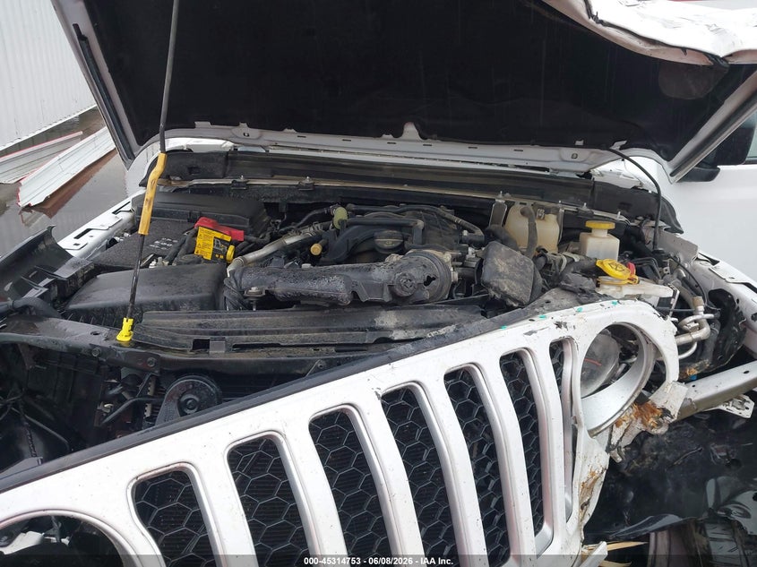 2022 Jeep Gladiator Overland 4X4 VIN: 1C6HJTFG0NL136258 Lot: 45314753
