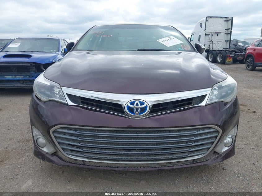 2013 TOYOTA AVALON HYBRID auction photo 6