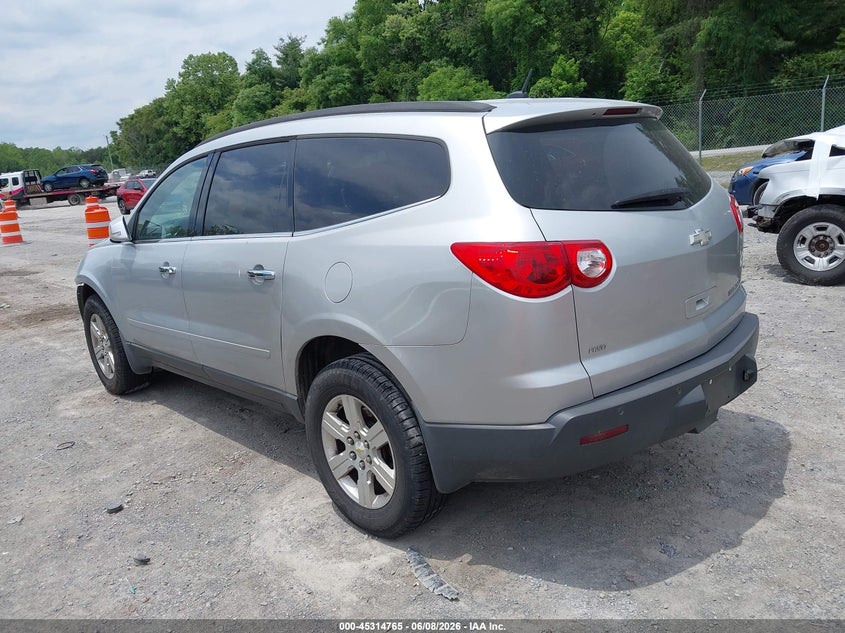 Vin: 1gnkvged7cj130555, lot: 45812691, chevrolet traverse 1lt 20123