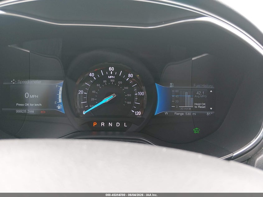 2020 FORD FUSION auction photo 7