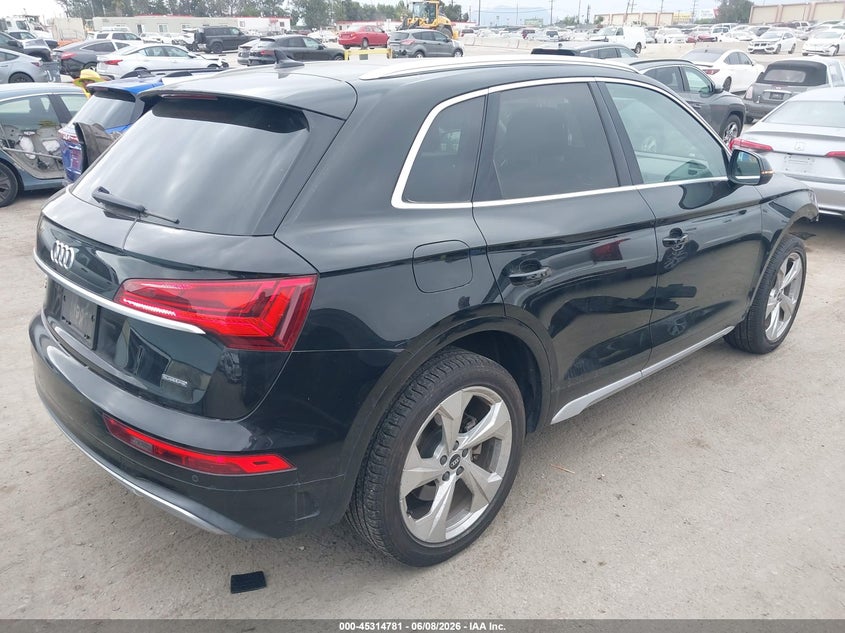 Vin: wa1baafy8m2009977, lot: 45812707, audi q5 premium plus 45 tfsi quattro s tronic 20214